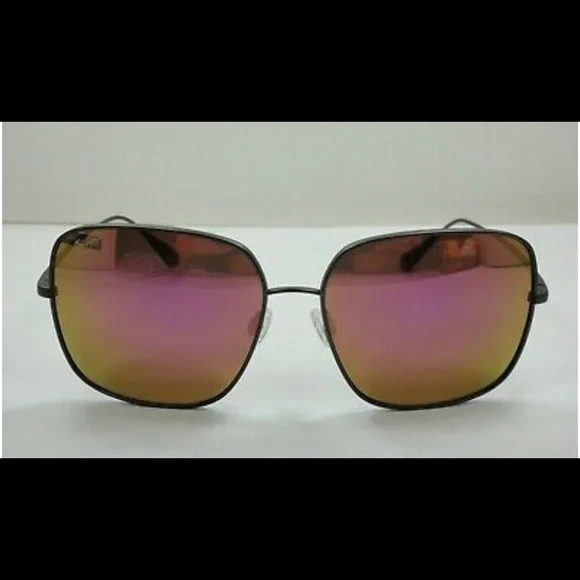 Maui jim triton rose gold polarized Maui Jim Triton Hcl Bronze Square Unisex Sunglasses H546-16  main image 2